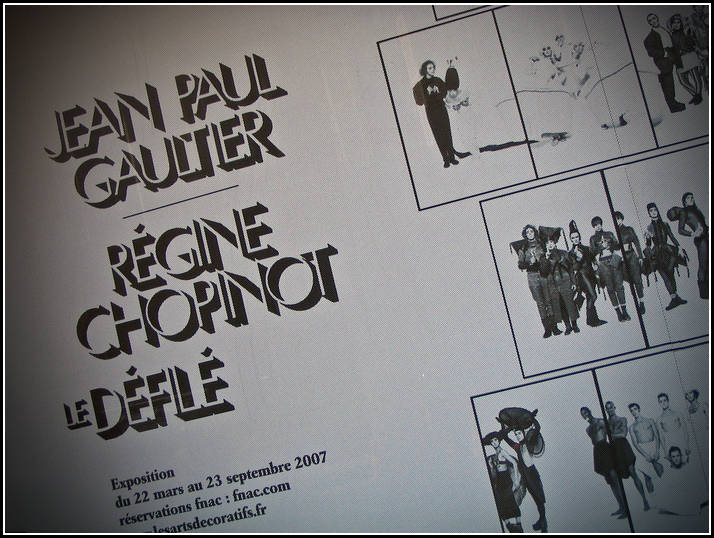 Jean Paul Gaultier Regine Chopinot Le Defile - Musee Arts Decoratifs (Paris)