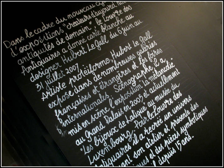 Hubert Le Gall Objets 1992 2007 - Louvre des Antiquaire (Paris)